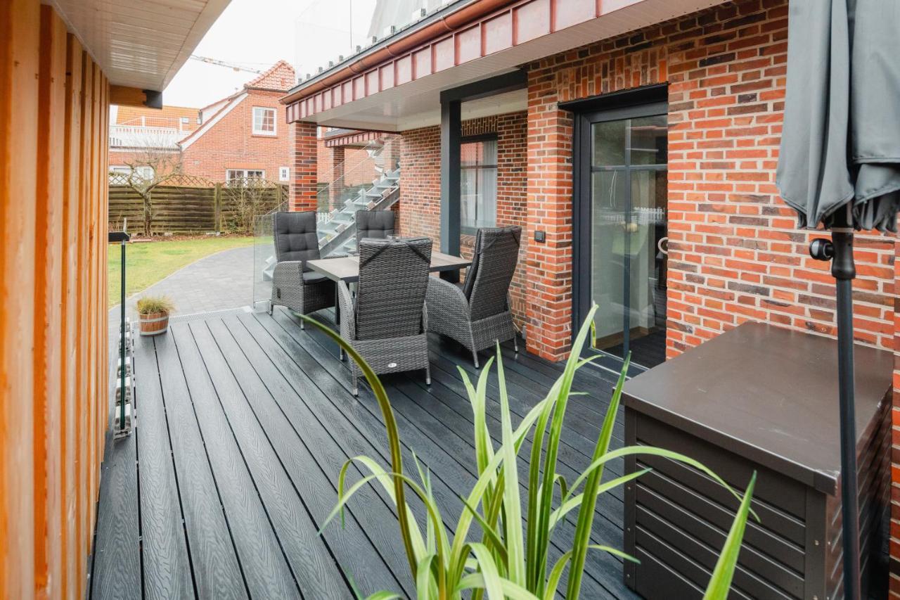 Winkelschiffchen IV Mit Sauna Juist Exterior foto